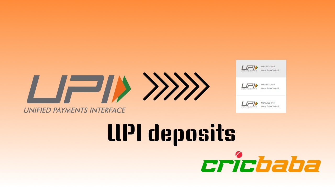 Cricbaba UPI deposits