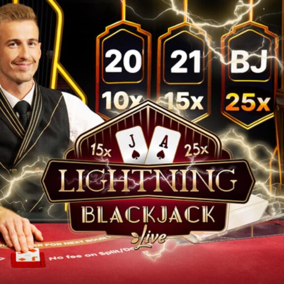 Lightning blackjack at Cricbaba Casino